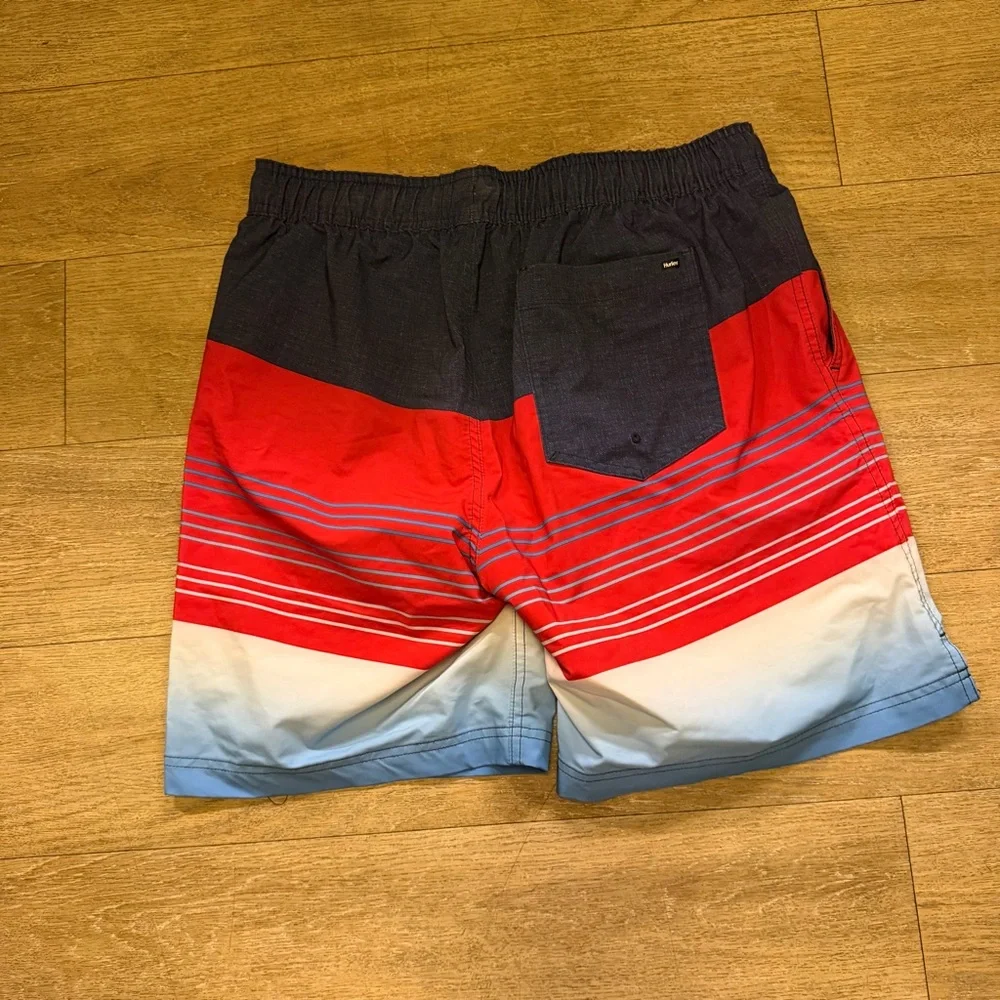 Hurley Black and Gray Athletic Shorts men size large - Picture 3 of 3